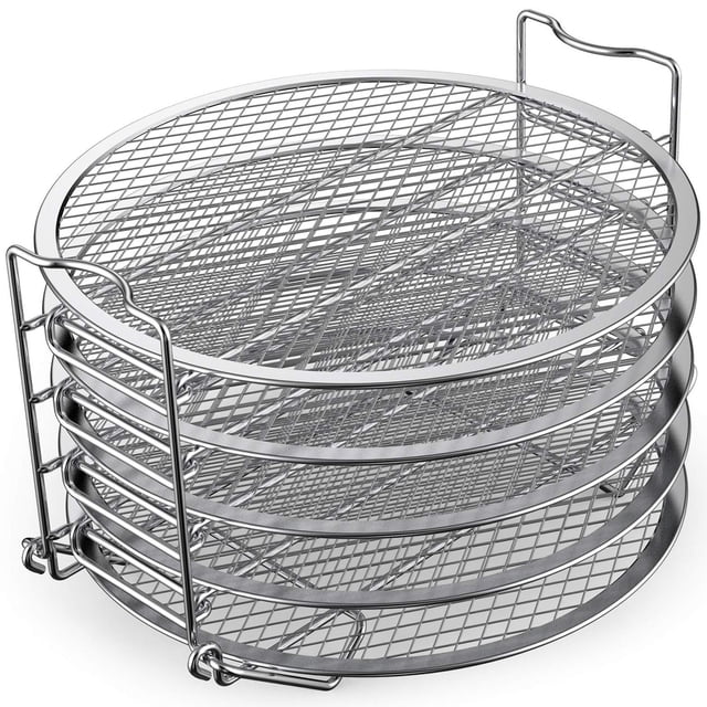 Estante Deshidratador SiCheer Acero Inoxidable Compatible para Freidora de Aire Crisp Instant Pot 5.