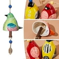 thumbnail image 2 of Bird Song Bell Wind Chimes, Resin Bird Song Bell Garden Decoration, Bird Song Hanging Bell for Courtyard, Wall, Window, Car Decor, 2 of 10