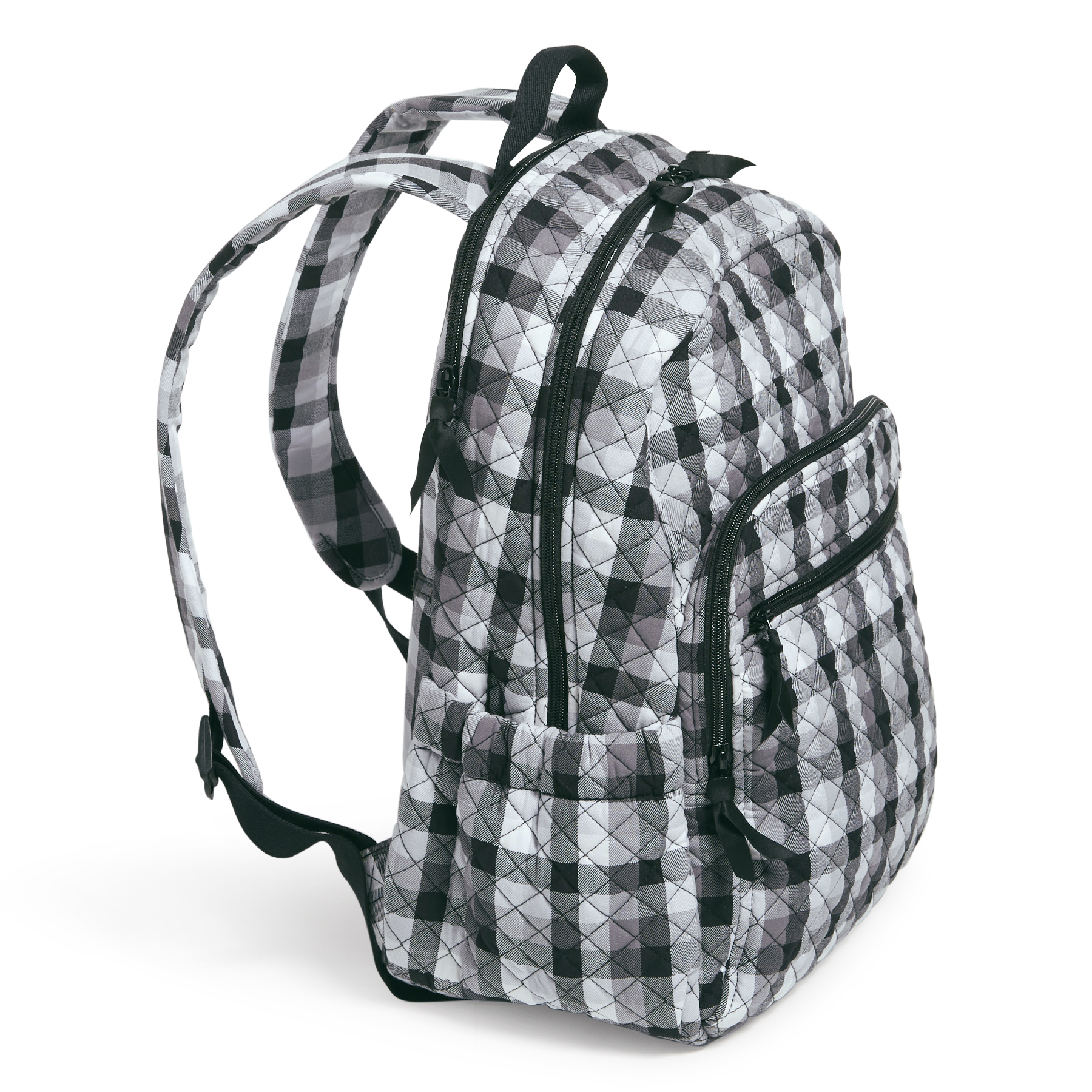 8495 Cotton Campus Backpack, Pastel Plaid - Recycled Cotton, One Size Vera Bradley Women main image 2