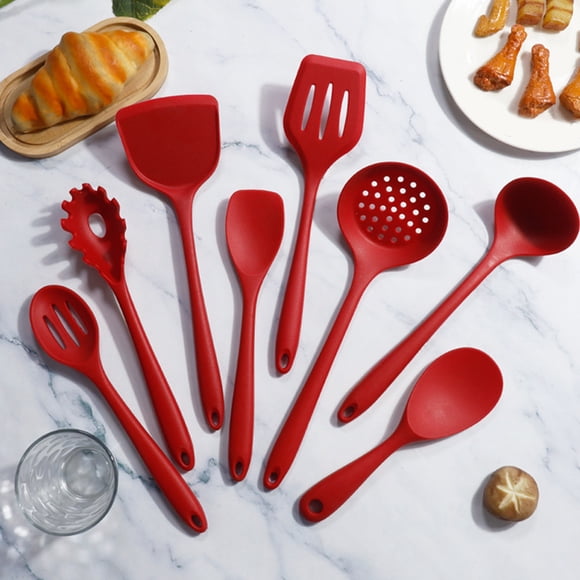 Meitianfacai High Temperature Counteractive Nylon Shovel Kitchen Utensils Non-stick Pot Spoon Shovel 6-piece Set Kitchen Spoon Cooking Pot Shovel Colander Set