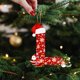 thumbnail image 5 of Xihbxyly Adornos con Letras para Árbol de Navidad, 26 Adornos Del Alfabeto, Manualidades Personalizadas, Material Acrílico, Diseño Festivo Vibrante, Decoración para El Hogar y La Oficina, Tamaño de 8, 5 of 5