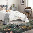 thumbnail image 4 of Daisy Rugs for Living Room Bedroom - Flower Rug 5x8 - Plant Carpet for Home Decor - Washable Non Slip Patterned Indoor Large Area Rug - Soft & Low Pile (ZL&892), 4 of 7