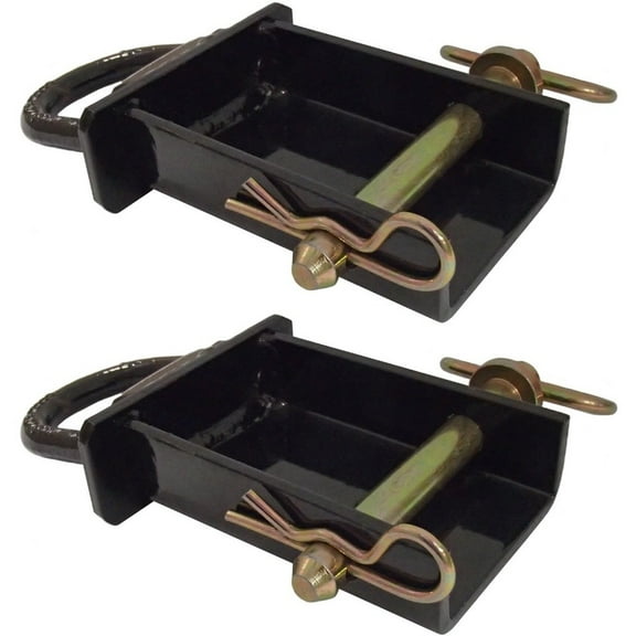 RAParts 2 Pack Trailer Stake Pocket D-Rings for Flatbed Utility Capacity 12000#s