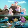 thumbnail image 2 of TOYZERO + Lulu The Piggy Blind Box Figures - Ocean Series Blind Boxes Mystery Box Cute Animal Figures Collectibles Home Desk Decorations Holiday Birthday Gifts, Singel Box, 2 of 7