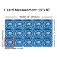thumbnail image 3 of Castle Fairy Tie Dye Fabric by the Yard 1 Yard,Gradient Watercolor Home Decor Fabric by the Yard,Blue White Room Decor Fabric by the Yard,Microfiber Teens Bedroom Decor, 3 of 6