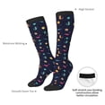 thumbnail image 4 of Naloa Space Dinosaur Thigh High Socks Extra Long Stretchy Sock Women Over Knee High Opaque Stocking Daily Wear, 4 of 6