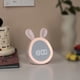 thumbnail image 5 of Inteprter Reloj despertador para niños, relojes digitales electrónicos para niños con luz nocturna, música, cabecera, despertador, Decoración del hogar Rosa, 5 of 6