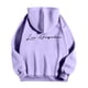 thumbnail image 5 of MHFRRA Sudadera con Capucha y Estampado de Letras para Uso Informal y Comodidad Diaria Rojo, 5 of 5