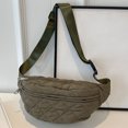 thumbnail image 6 of BLEEUS Women Bag Quilted Waist Bag Fashion Chest Bag Stylish Waist Pack For Women Chest Bag, 6 of 10