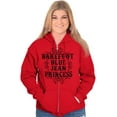 thumbnail image 3 of Bare Foot Buck Wild Cute Southern Zip Hoodie Sweatshirt Women Brisco Brands S, 3 of 5