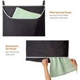 thumbnail image 4 of XL Hanging Laundry Hamper Bag Black Door Hanging Hamper with Large Openging  Door Laundry Basket, 4 of 8