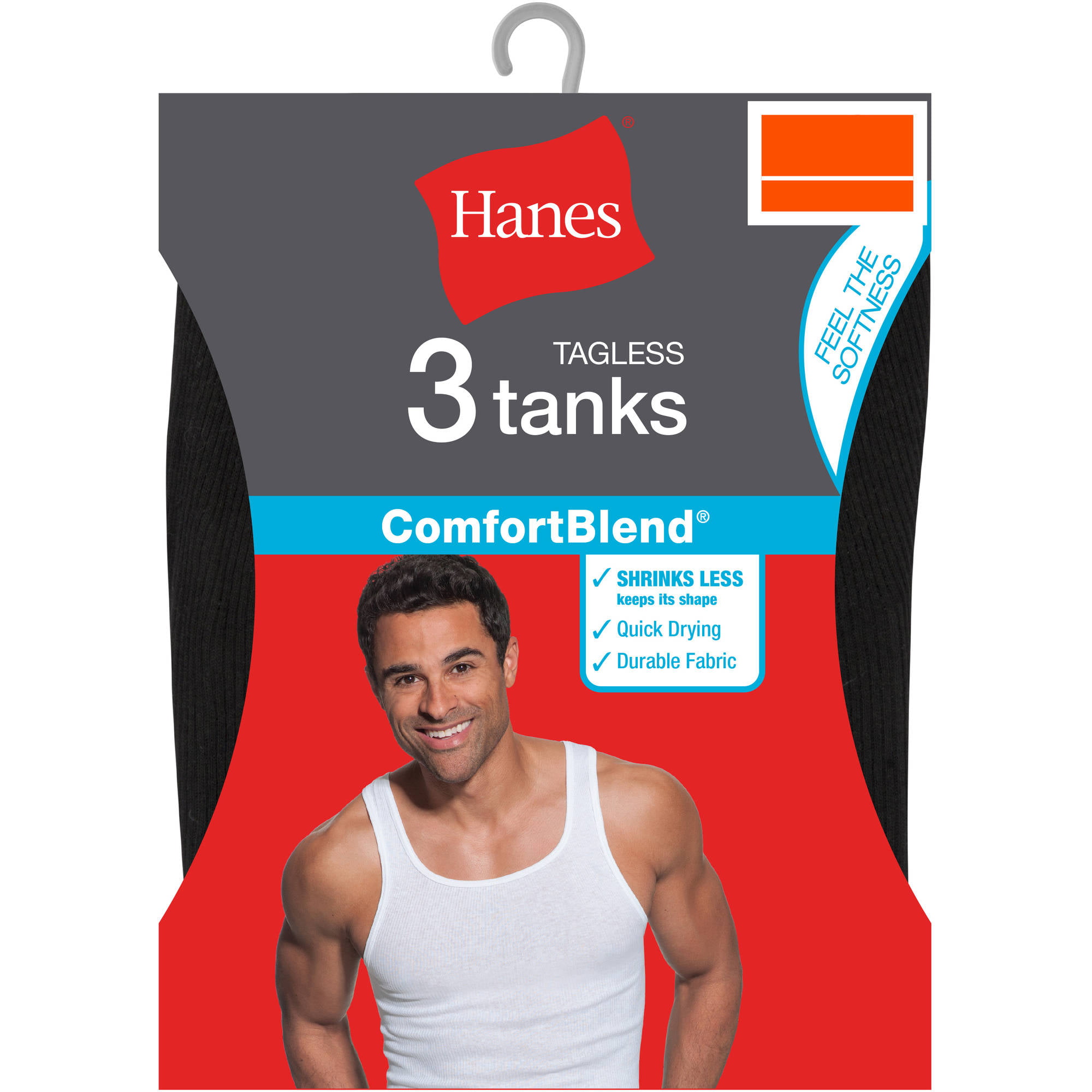 Hanes  Men's 5-Pack Comfortblend Tagless Tank with Moisture wicking FreshIQ 3XL