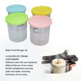 thumbnail image 3 of Ice Cream Pint Containers with Lids, Cream Pint Replacement Containers 4pcs 701-800ml High Volume  for Home, 3 of 7