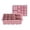 Pink, variant on For Clear Large Ice Cubes – Silicone Tray For Freezer Easy Release And Stackable Design Reusable Party Super Cubes Extra Large Silicone Freezing Tray Silicone for Baby Food Small for Crafts Acrylic
