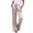 White, variant on Women Clothing Cargo Pants Ladies Summer Satin Drawstring Elastic Waist Casual Pants Wide Leg Pants White L