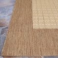 thumbnail image 6 of Couristan 5.75' x 9' Flatwoven Rectangular Area Throw Rug - Beige and Brown, 6 of 14