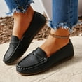 thumbnail image 5 of Viluyesy Womens Loafer Shoes, Shallow Comfort Soft Sole Slip-On Casual Office Dressy Flats Black, 5 of 6