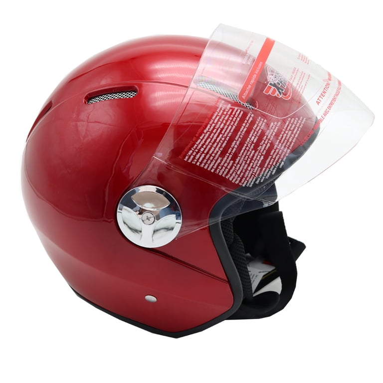 cheap motorcycle helmets yamaha red X-Pro Adult DOT Approved Open Face Motorcycle Helmet,Red