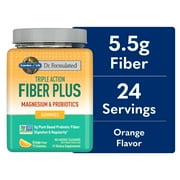 Garden of Life Dr. Formulated Fiber Plus Digestive, Gut, Heart Health and Stress Support Fiber Gummies with Magnesium and Probiotics, 72 Count