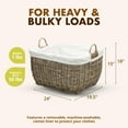 thumbnail image 4 of KOUBOO 1060108 Rattan Kobo Rectangular Laundry Basket, 4 of 5