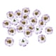 thumbnail image 4 of 20 piezas de artesanales adornos de tela flores de tela de poliéster de 40 mm para manualidades decoraciones de violeta claro BLESIY cabeza de flor de tela artificial, 4 of 8