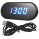 thumbnail image 3 of 1pc LED Digital Reloj de despertador Reloj de escritorio LED Luminoso Reloj de alarma con cable, 3 of 5