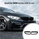 thumbnail image 1 of Parrillas Delanteras De Coche Estilo Meteorito Parrilla De Riñón Para Bmw Serie 4 F32 1 Par Serendint VI008807-01, 1 of 6