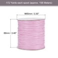 thumbnail image 2 of Unique Bargains Beading Thread Bracelet Weave Bead Craft Cord 1.5mm 158M/Roll (172-Yards) Decorative String, Light Pink, 2 of 7