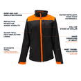 thumbnail image 3 of RefrigiWear Women's Two-Tone HiVis Insulated Softshell Jacket, 3 of 6