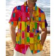 thumbnail image 2 of Camisa floral de verano para hombre, estilo hawaiano, camisa de manga corta con solapa 3D para hombre, camisetas con estampado de flores de calle, camisas de playa, ropa para mujer, 2 of 5
