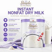ReadyWise Instant Nonfat Dry Milk Freeze-Dried Number 10 Can 50 Servings