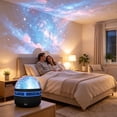 thumbnail image 6 of USB RGB Rotating Galaxy Projector Night Light, Color Changing Ambient Lamp with Disco Ball Lens, USB Powered Portable Star Projection Light for Bedroom Kids Room Party Sleep Decor, 6 of 9
