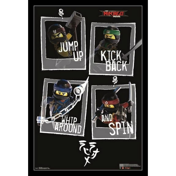 Lego Ninjago - Ninja Laminated & Framed Poster Print (22 x 34)