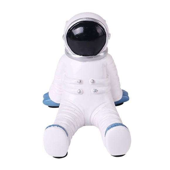Advancent Soporte para teléfono Resina creativa Durable Soportes lisos Estante de oficina Regalo de Acción de Gracias Novia Amigo cercano Almacenamiento y organización del hogar astronauta