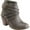 Grey, variant on Journee Womens Strap Inside Zip Stacked Heel Booties, Widths Available