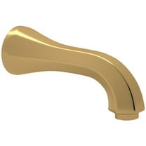 Rohl A1803 Satin Unlacquered Brass Palladian 6-3/8" Tub Spout Faucet