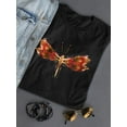 thumbnail image 3 of A Neon Dragonfly Shaped T-Shirt Women -Image by Shutterstock, Female x-Large, 3 of 4