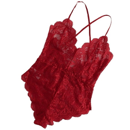 

Teddies Red Plus Size Sexy Lingerie (Women s)