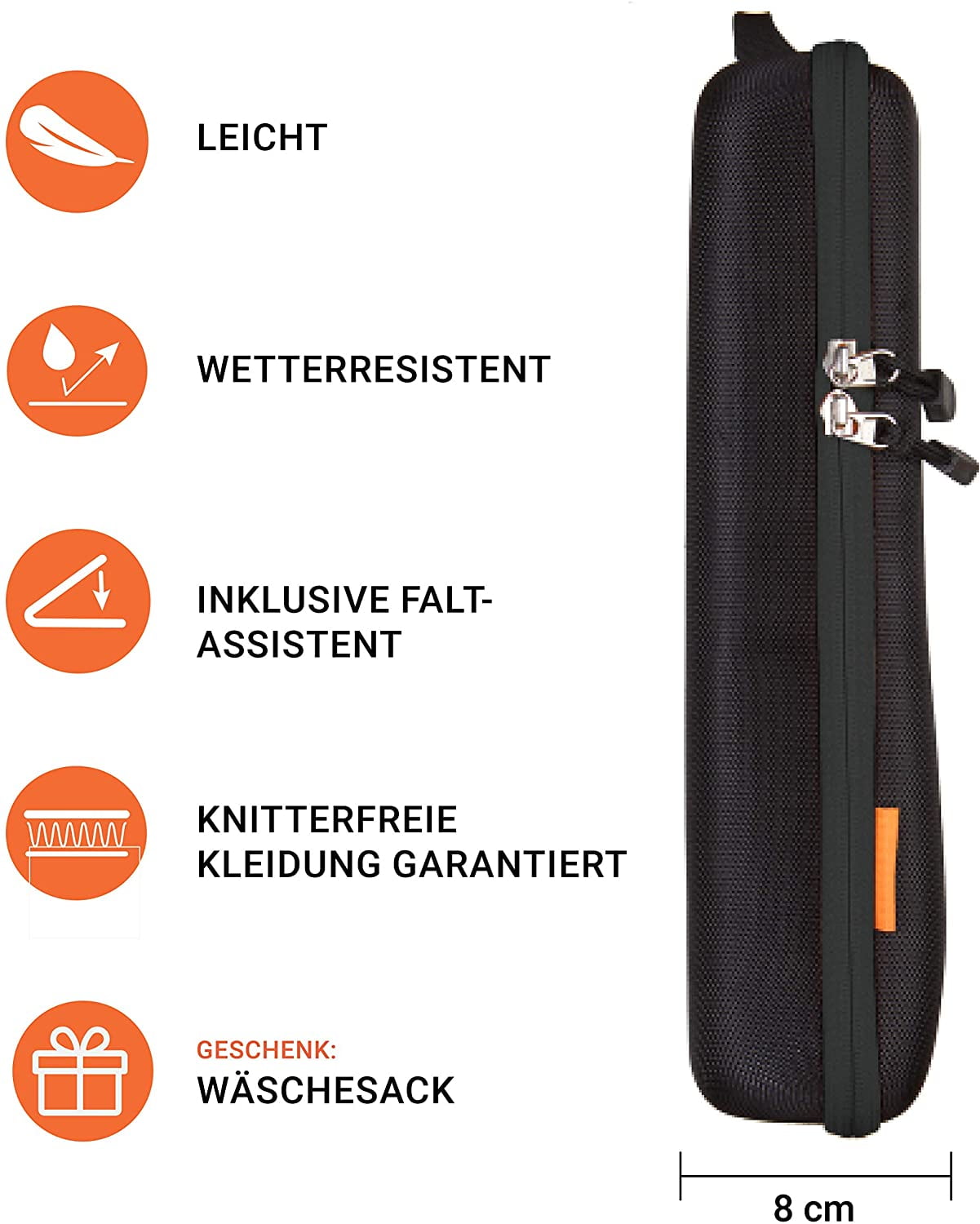 IAMRUNBOX - Backpack Pro, for Men and Women, Waterproof Anti-Theft Laptop Backpack for Commuting and Travel, Lightweight for Running, Cycling, and Outdoor Lifestyles, Orange