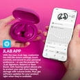 thumbnail image 3 of JLab JBuds Sport ANC 4 True Wireless Bluetooth Earbuds, Pink, Hybrid ANC, Touch Controls, IP66 Sweat Resistant, 3 of 9