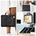 thumbnail image 6 of for iPad Pro 13 inch Case (M4 2024/M5 2025), 360 Rotating Shockproof Cover with Stand, Handle, Shoulder Strap, Black, 6 of 7