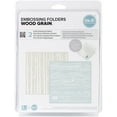 thumbnail image 2 of We R Memory Keepers LEF63718 Goosebumpz Green Woodgrain Embossing Folders 6 L x 6 W, 2 of 2