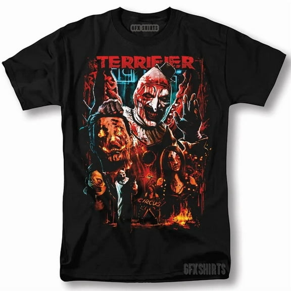 Terrifier Shirt Classic Horror Movie Vintage Graphic Design T-Shirt