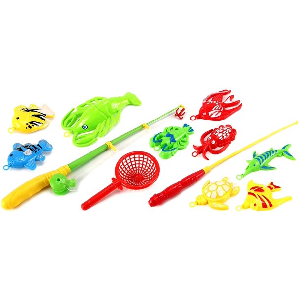 Gone Fishing Toy Activity Roleplay Pretend Play Set w/ Variety of Fishing Accessories Walmart