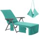 thumbnail image 1 of Funda para sillón Toalla de playa de microfibra Funda para sillón de piscina con bolsillos para vacaciones Tomar el sol Toallas de rizo de secado rápido Cuatro opciones de color (azul oscuro) Ormromra LRWJ920-3, 1 of 5