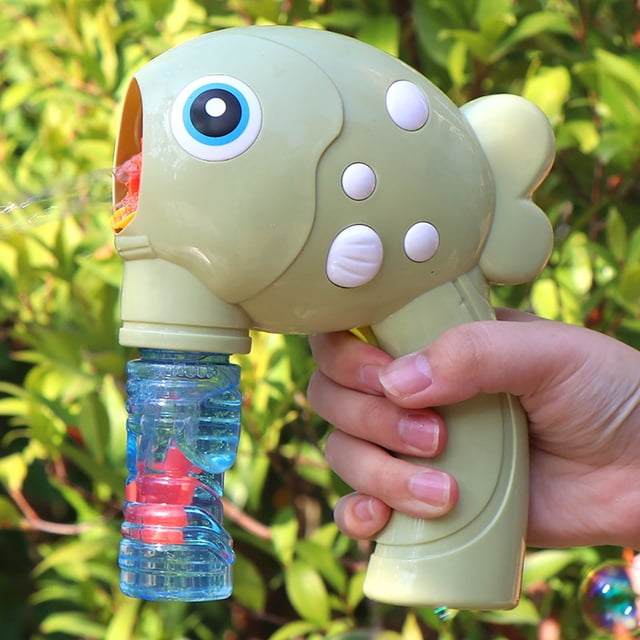 EGNMCR Bubble Machine Fish Bubble Inertial Manual Bubble Blowing Machine 100ML Bubble Machine Birthday Gifts for Kids