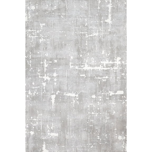 Grey Modern Area Rugs for Living Room Washable Rugs Boho Moroccan Area Rug Soft Neutral Geometric Bohemian Carpet Distressed Indoor Rug for Bedroom Dining Room Office Foldable Nonslip Rug