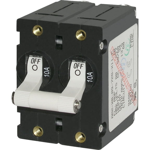 Blue Sea - 7233B-BSS Circuit Breaker AA2 10A White (1EA)