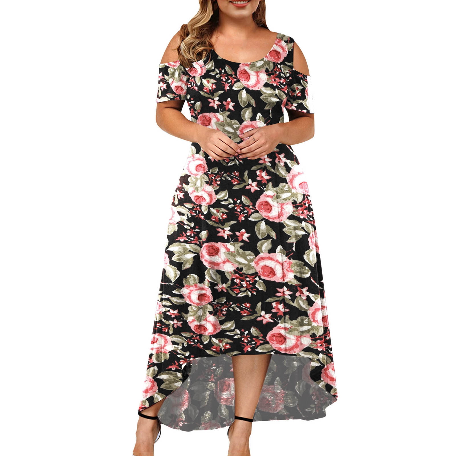 Beach Floral Dress For Women Size 