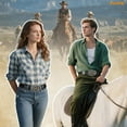 thumbnail image 2 of WHIPPY Men's Western Cowboy Belts for Women Cowgirl Belt Western Leather Belts for Jeans, 2 of 6